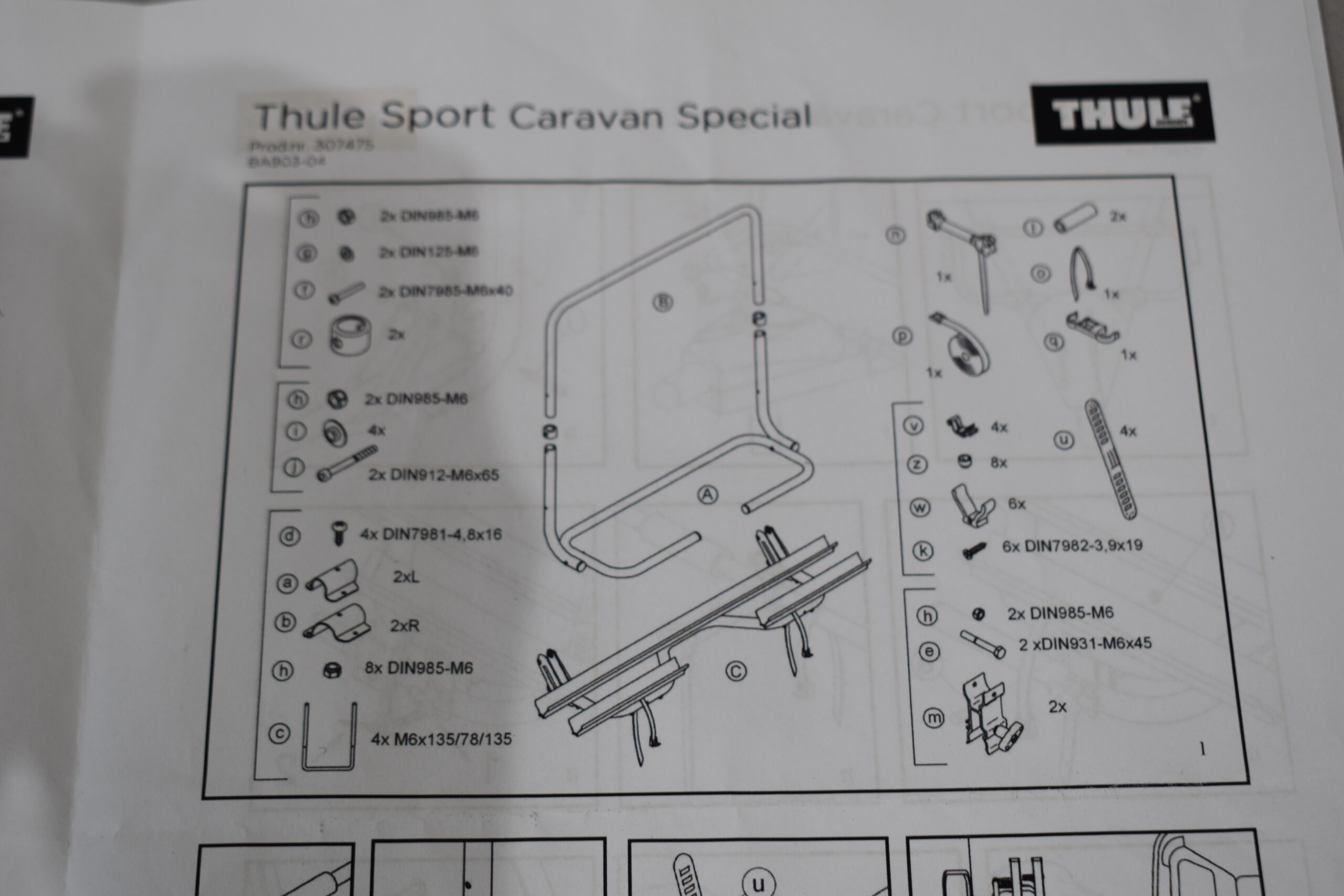 Thule Omnibike Sport Caravan special