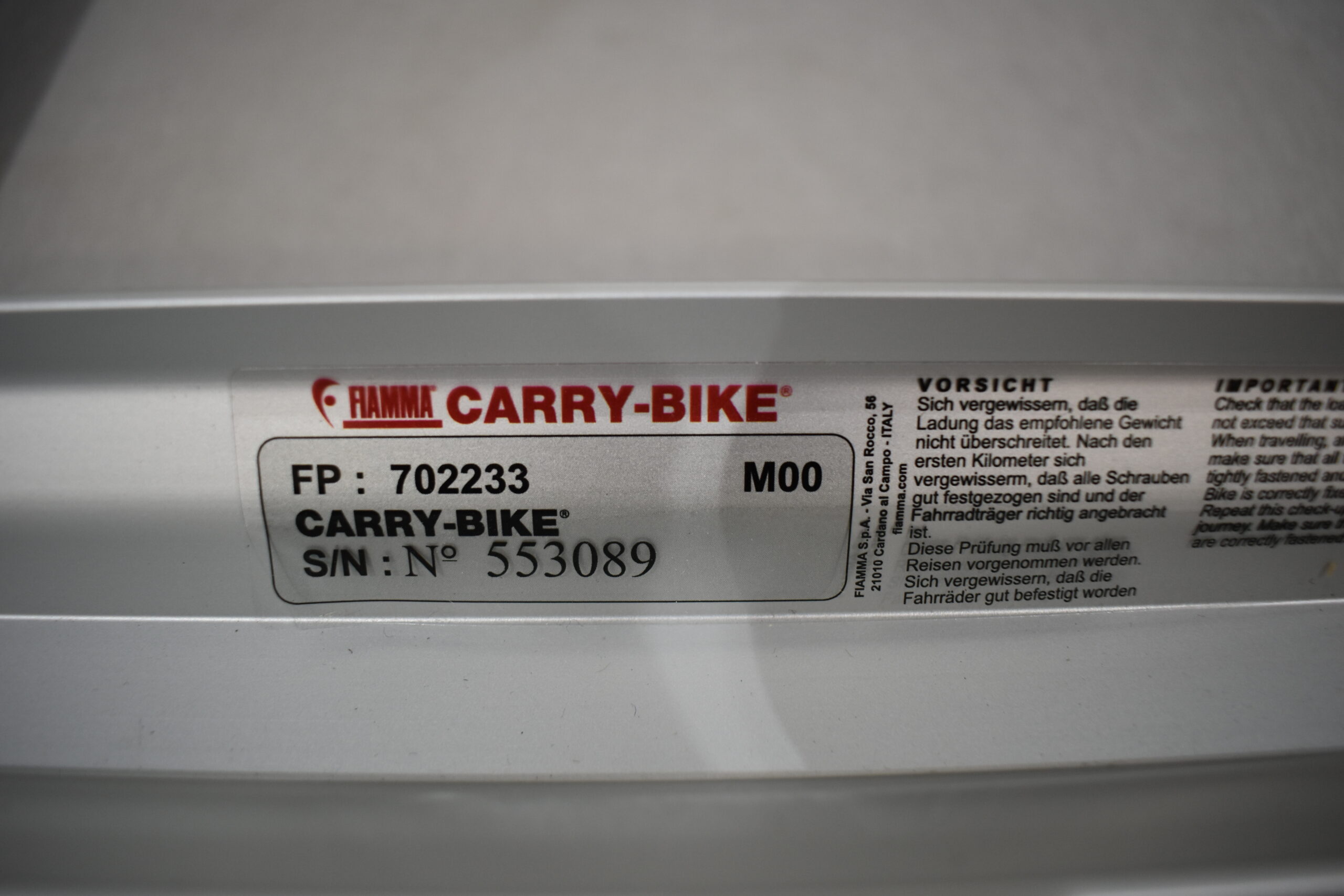 Fiamma Fahrradträger Carry-Bike Pro