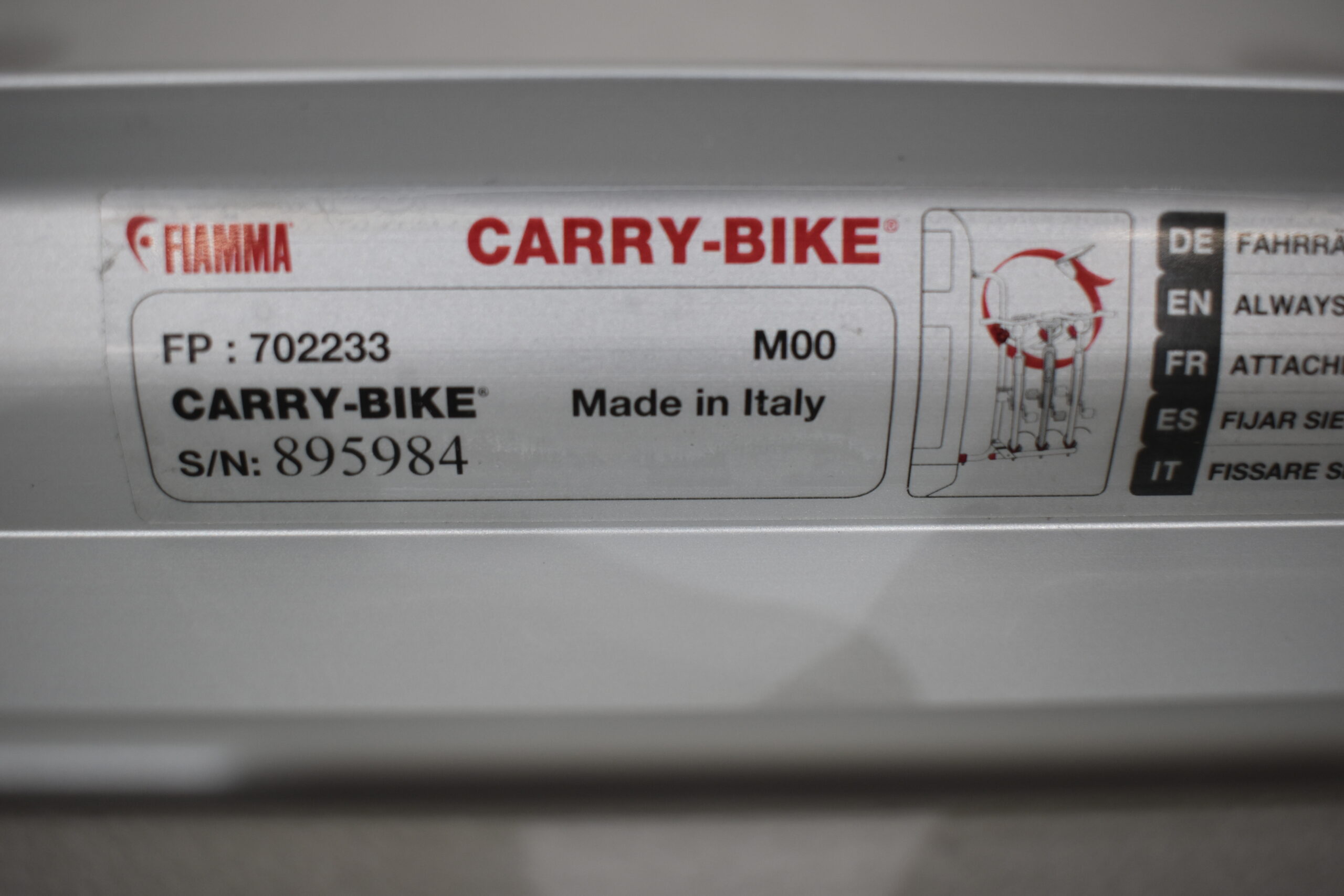 Fiamma Fahrradträger Carry-Bike für 4 Fahrräder