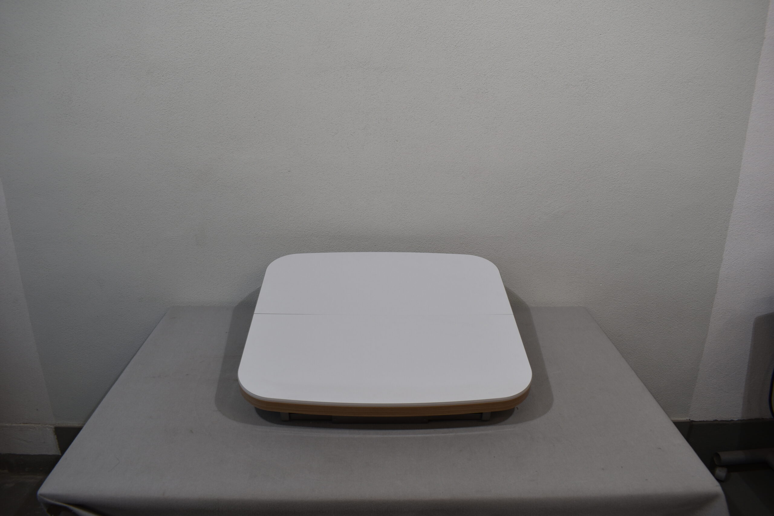 Tischplatte 94x700x660mm; weiß/hell Ahorn