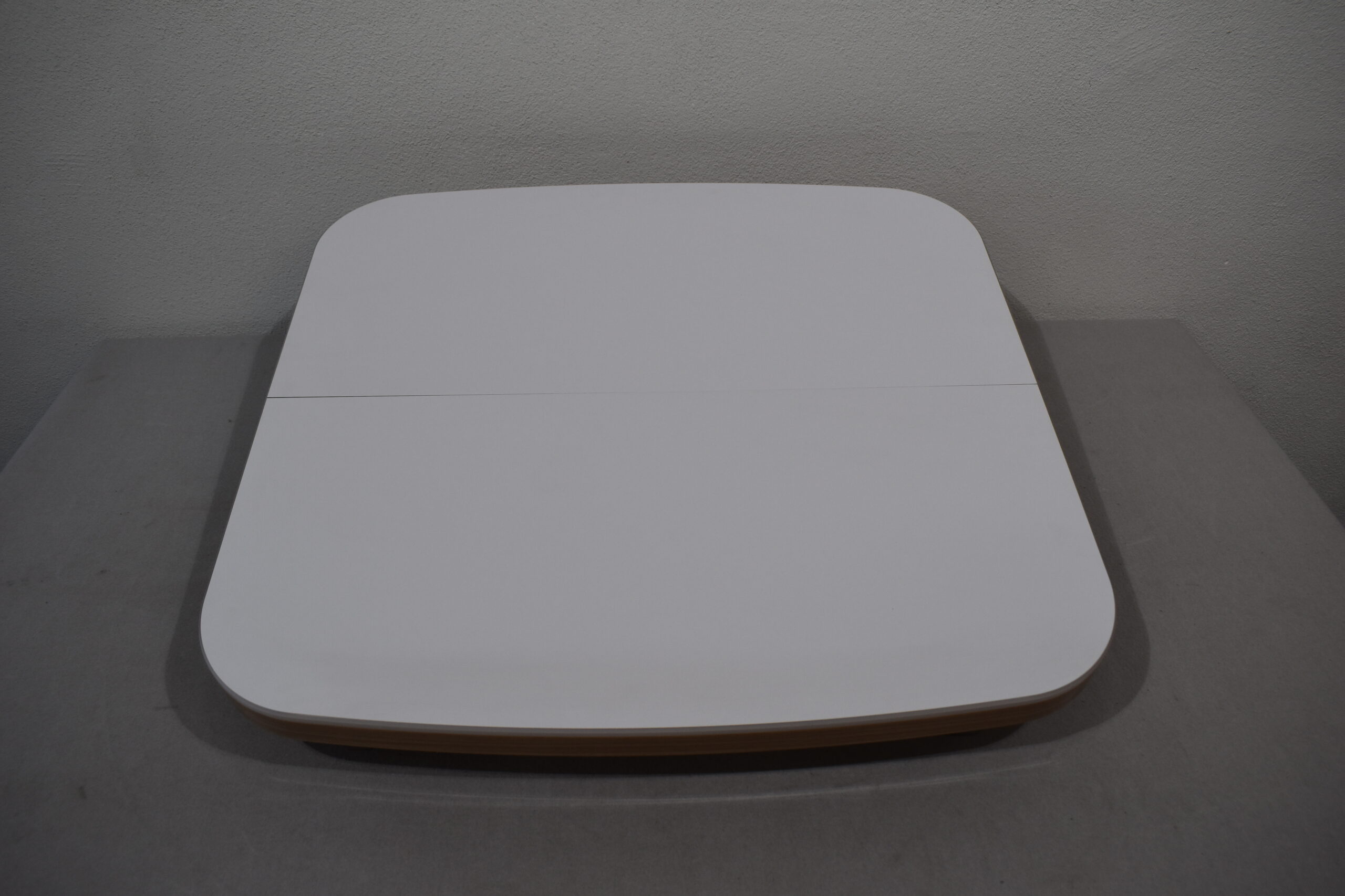 Tischplatte 94x700x660mm; weiß/hell Ahorn