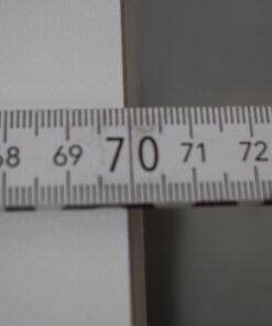 Tischplatte 94x700x660mm; weiß/hell Ahorn