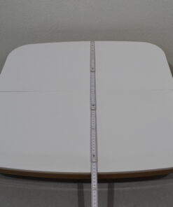 Tischplatte 94x700x660mm; weiß/hell Ahorn