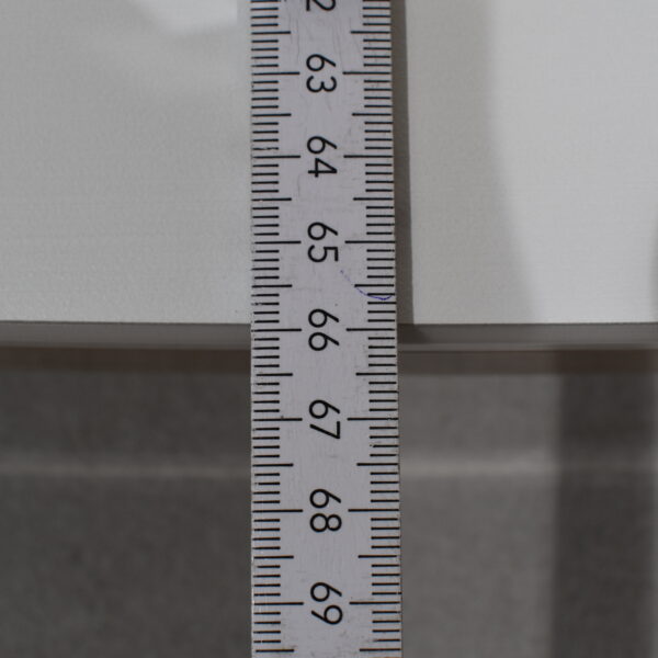 Tischplatte 94x700x660mm; weiß/hell Ahorn