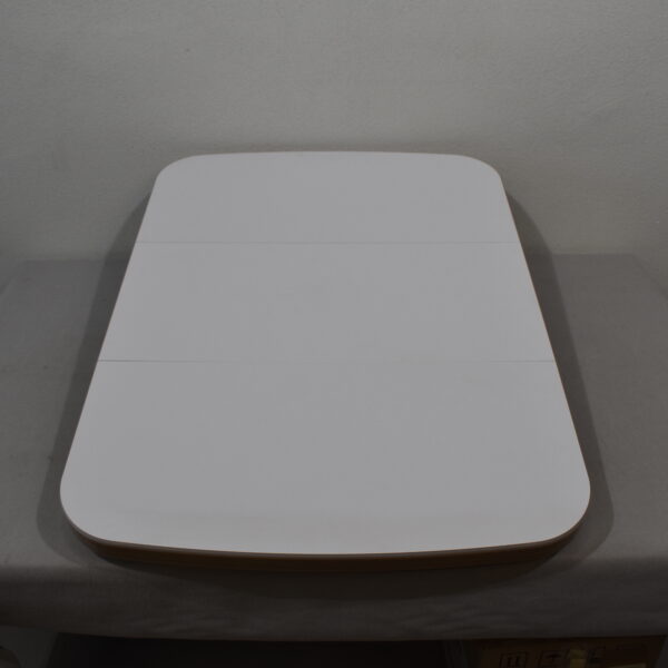 Tischplatte 94x700x660mm; weiß/hell Ahorn