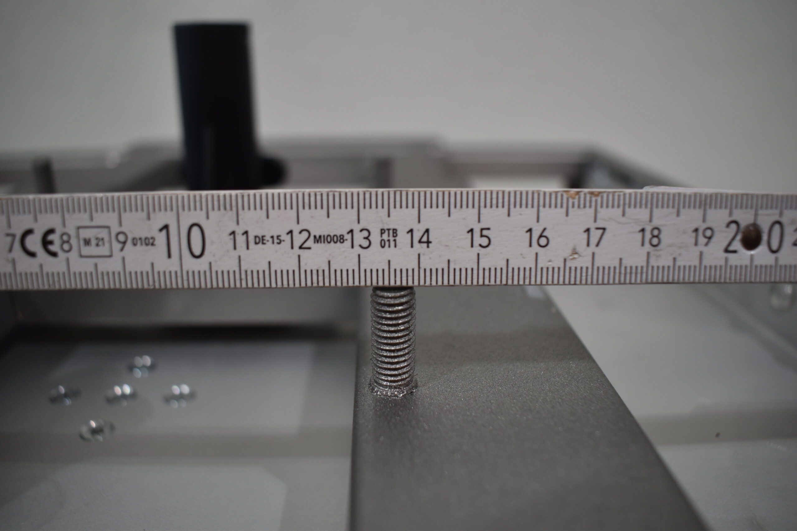 Tischplatte 94x700x660mm; weiß/hell Ahorn