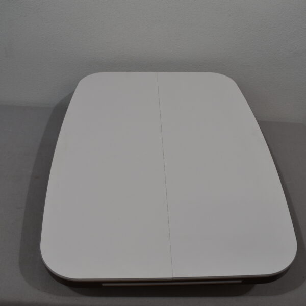 Tischplatte 39x870x640mm; weiß/dunkel braun