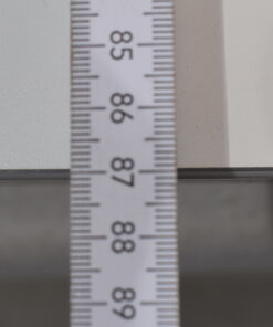 Tischplatte 39x870x640mm; weiß/dunkel braun