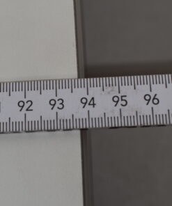 Tischplatte 39x870x640mm; weiß/dunkel braun