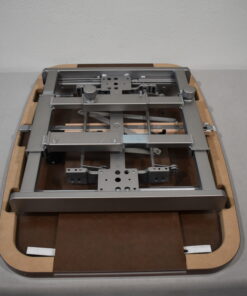 Tischplatte 39x870x640mm; weiß/dunkel braun