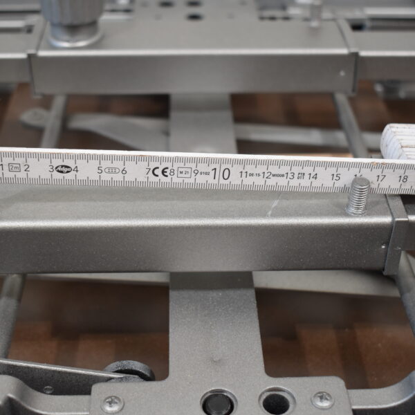 Tischplatte 39x870x640mm; weiß/dunkel braun