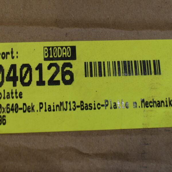 Tischplatte 39x870x640mm; weiß/dunkel braun