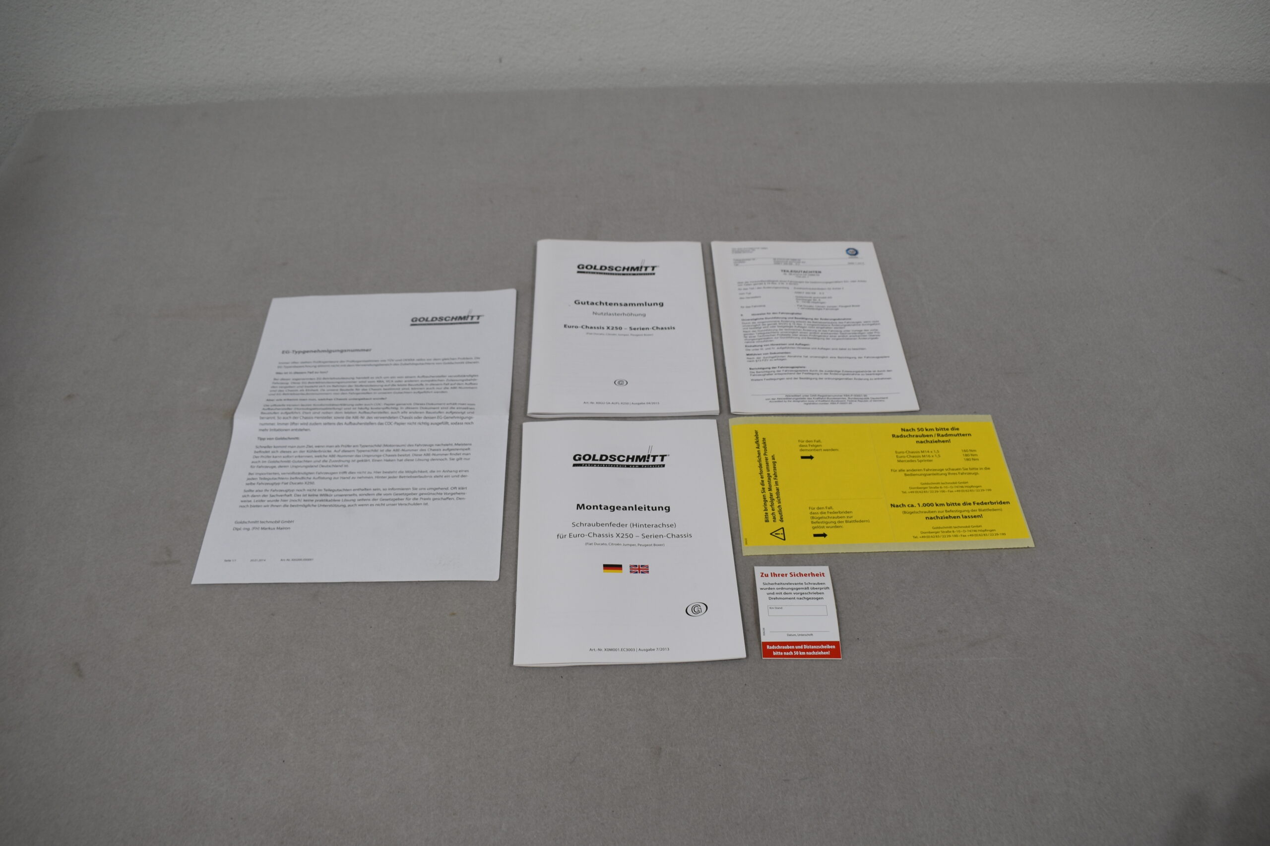 Zusatzschraubenfeder Montagesatz Hinterachse für Fiat Ducato; Citroen Jumper; Peugeot Boxer