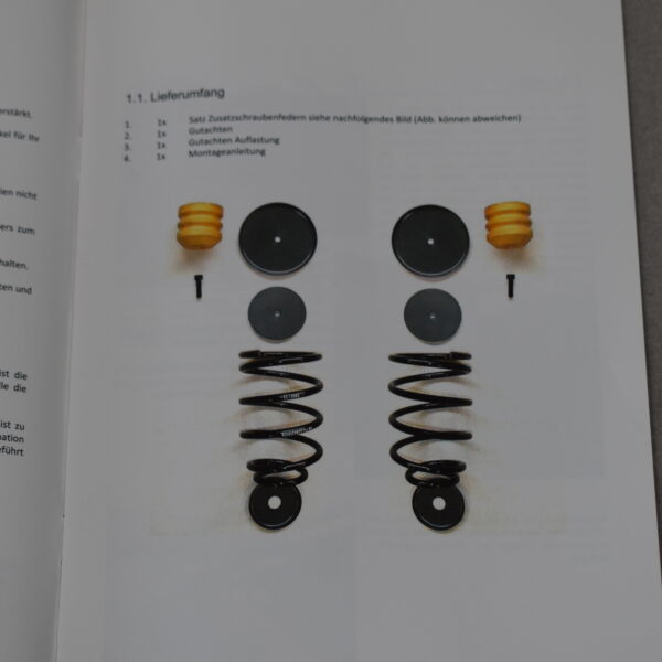 Zusatzschraubenfeder Montagesatz Hinterachse für Fiat Ducato; Citroen Jumper; Peugeot Boxer