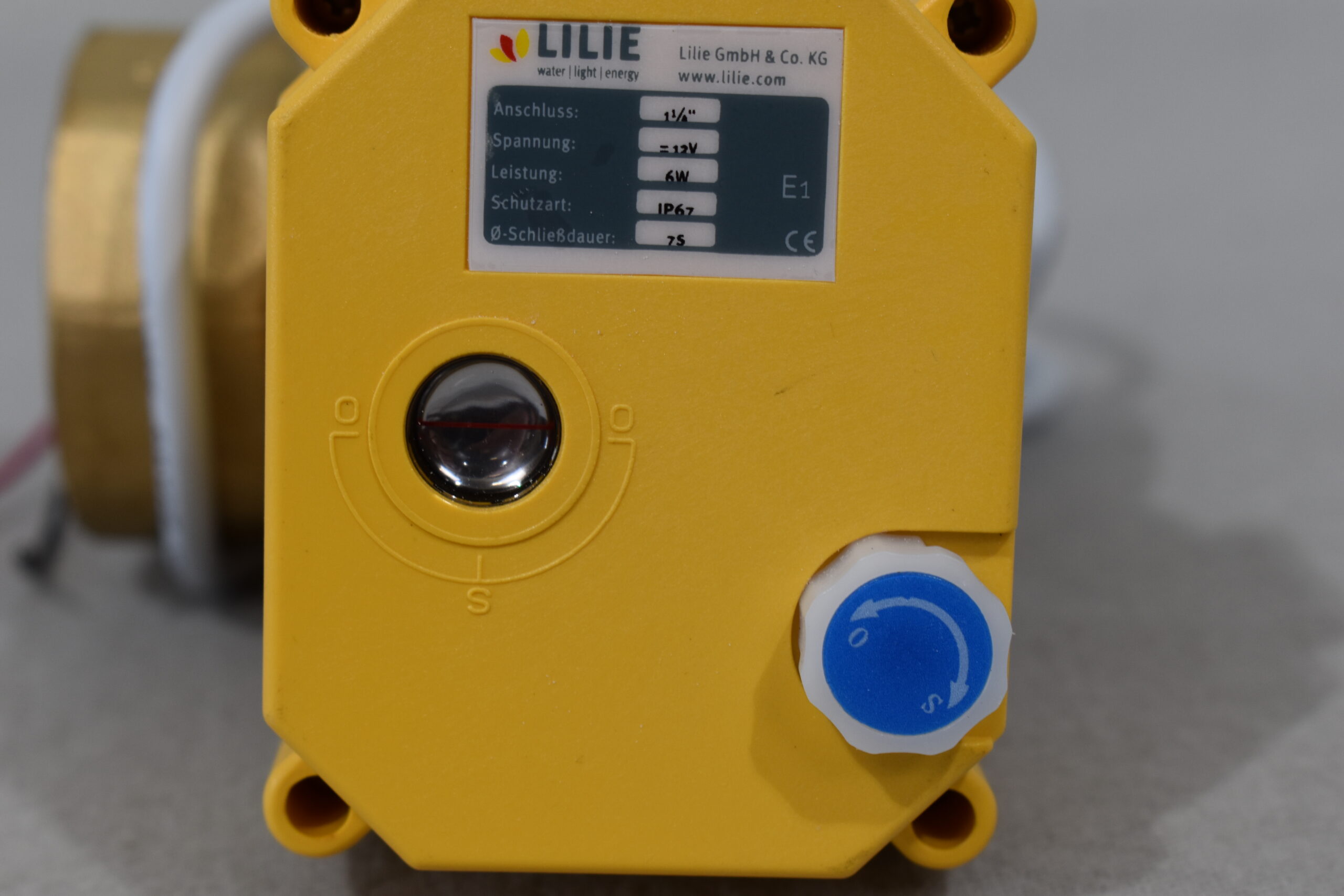 Lilie Stellmotor für Abwasser