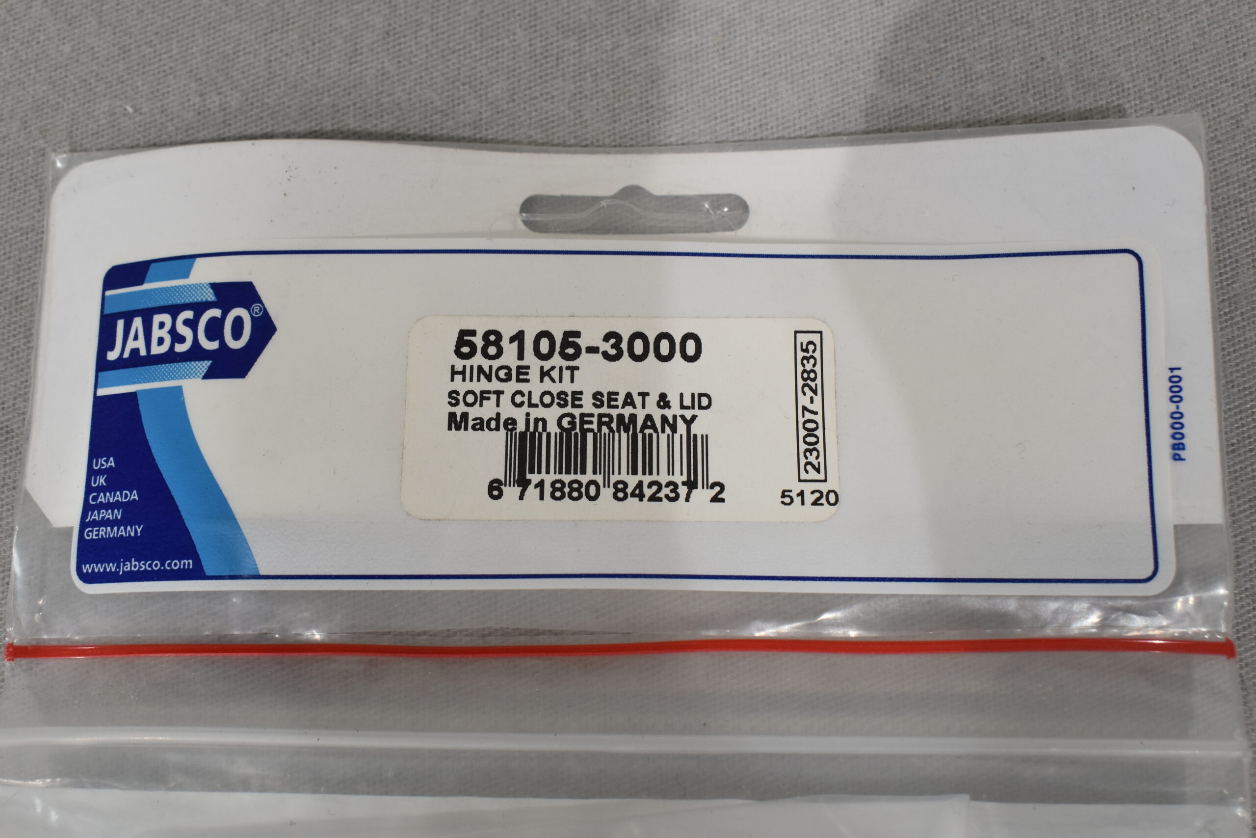Jabsco Soft Close Set 58105-3000