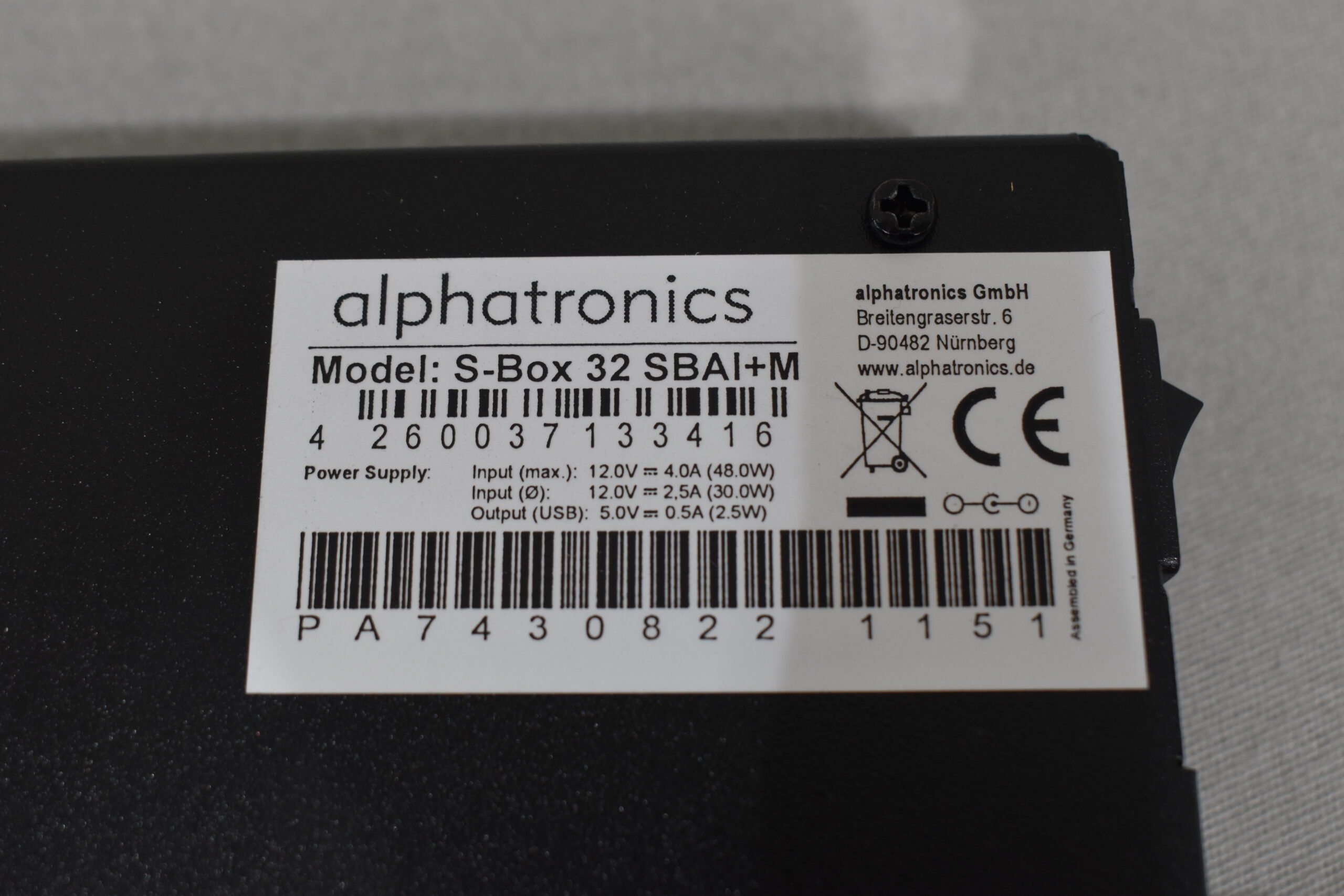 Alphatronics Steuerbox 32 SBAI+M