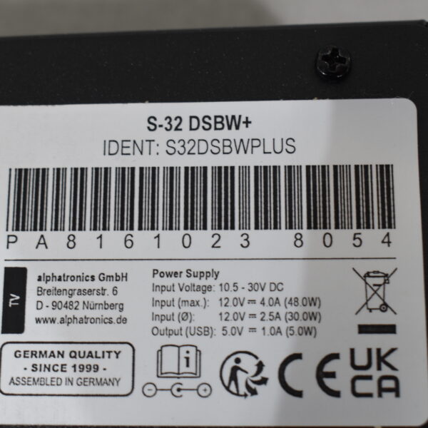 Alphatronics Steuerbox S-32 DSBW+