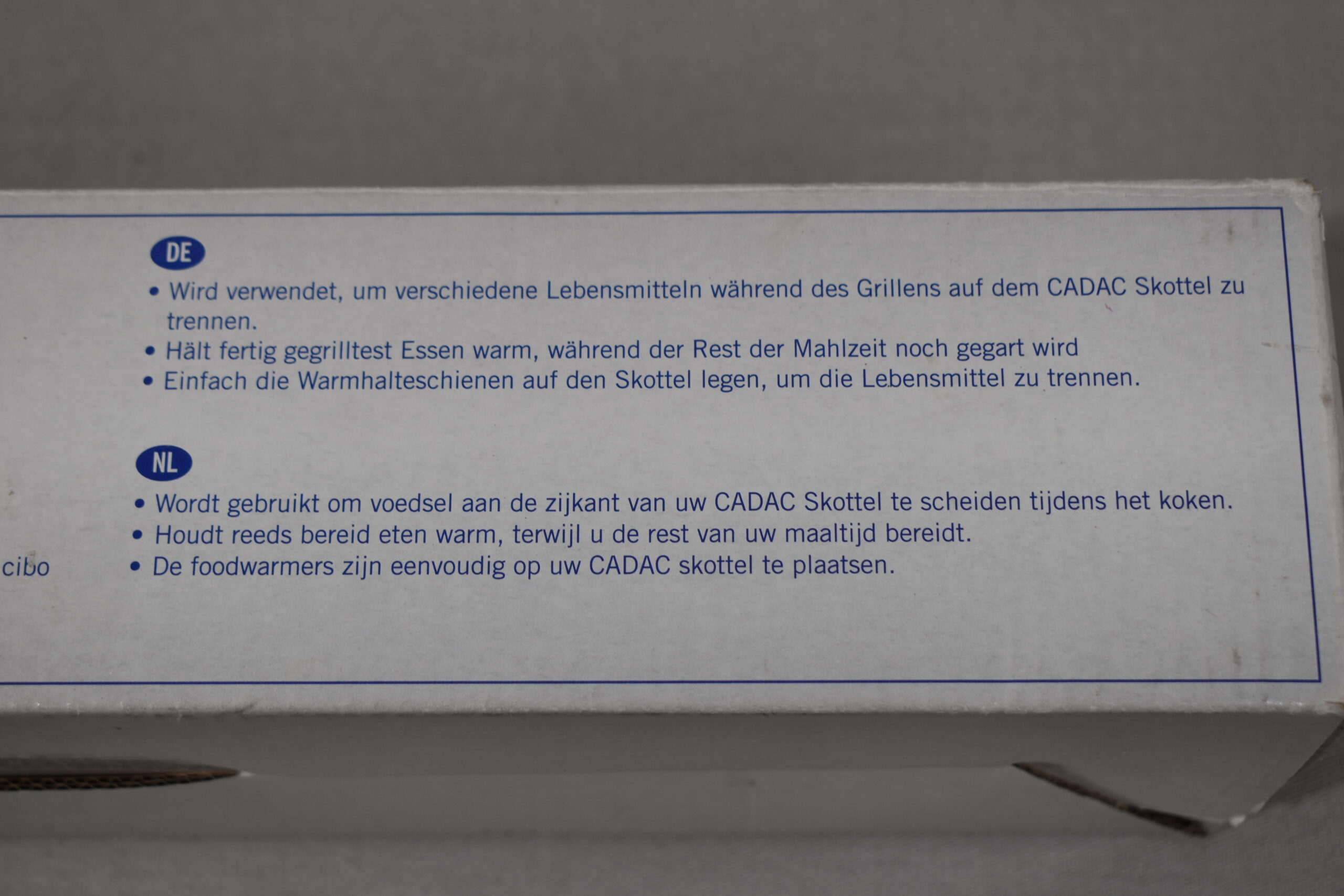 Cadac Skottel Food Warmers/Warmhalteschiene