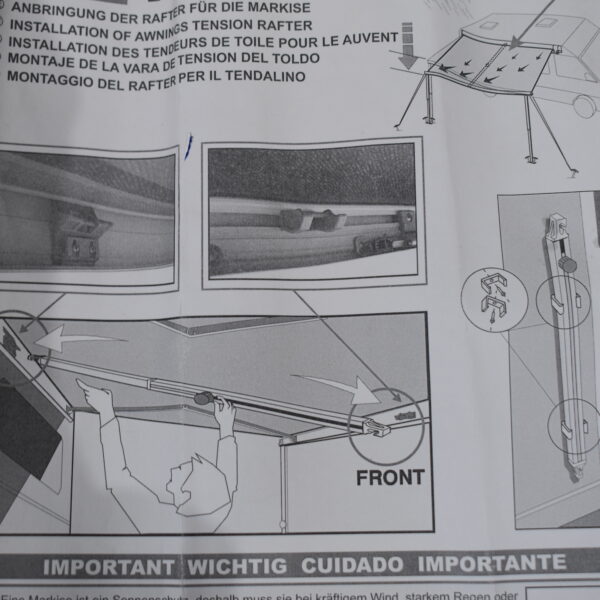 Fiamma Rafter/Spannstange