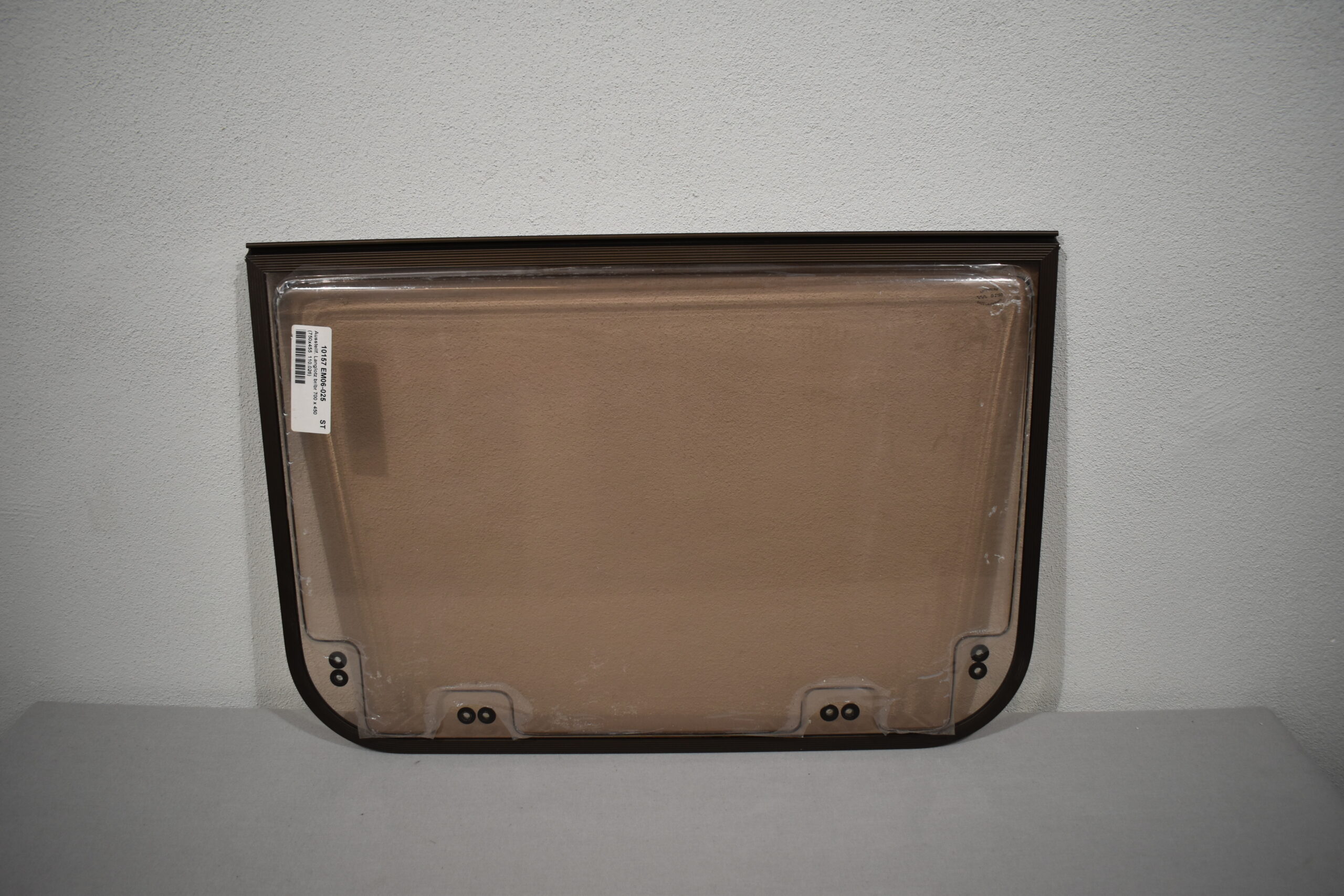 Langlotz Ausstellscheibe 700x450mm;braun