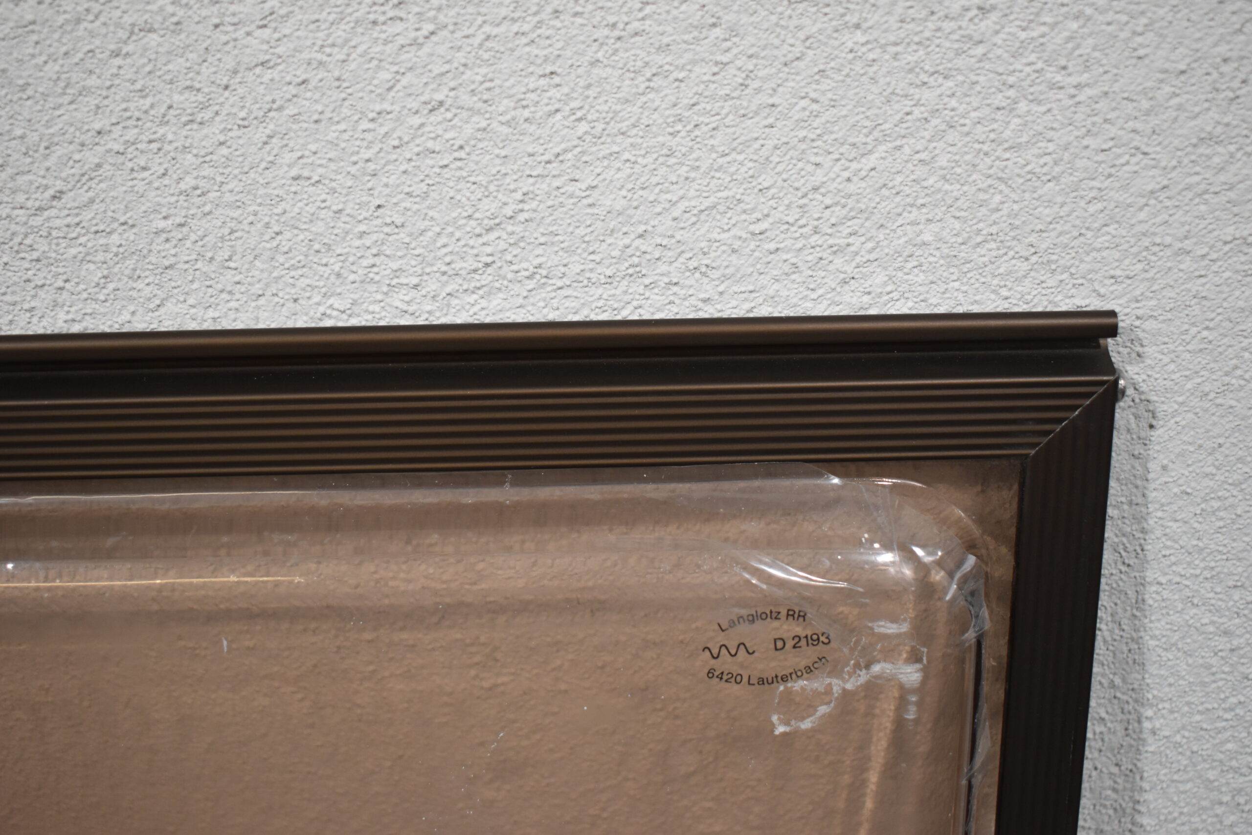 Langlotz Ausstellscheibe 700x450mm;braun