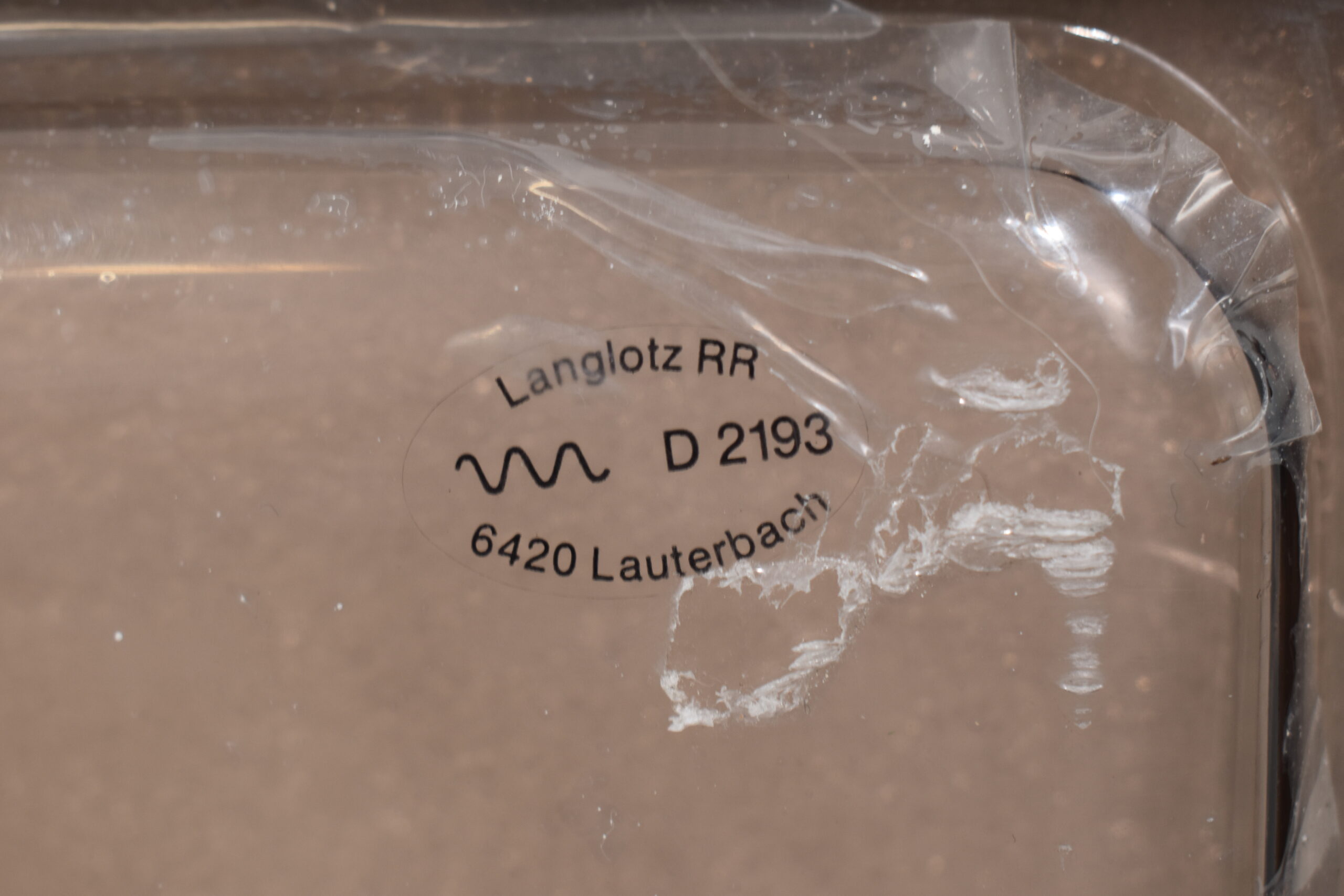 Langlotz Ausstellscheibe 700x450mm;braun