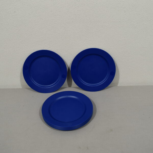 Essteller-Set; blau