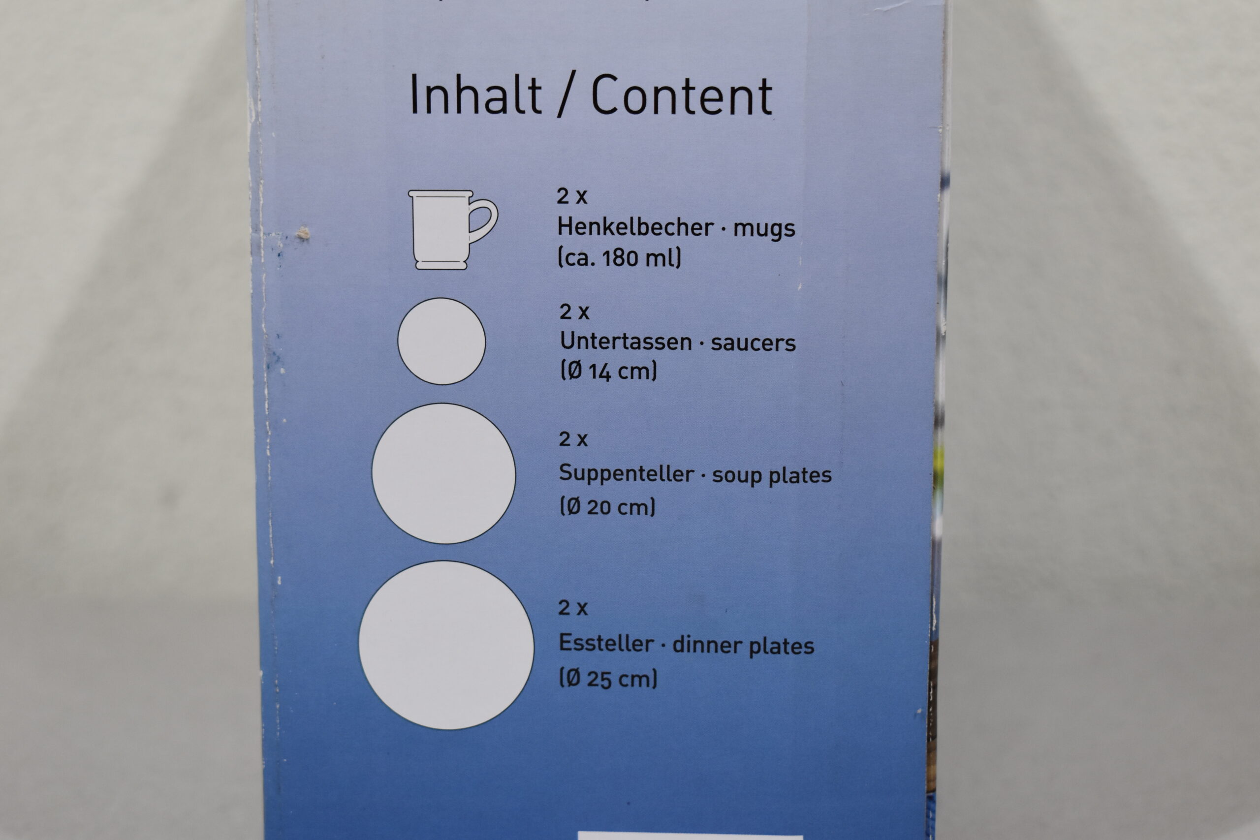 Melamin-Geschirrset Albatross