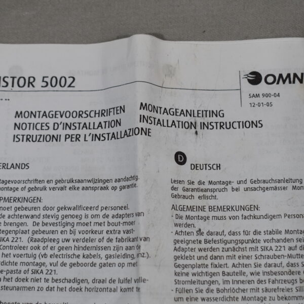 Adapterset Omnistor 5002