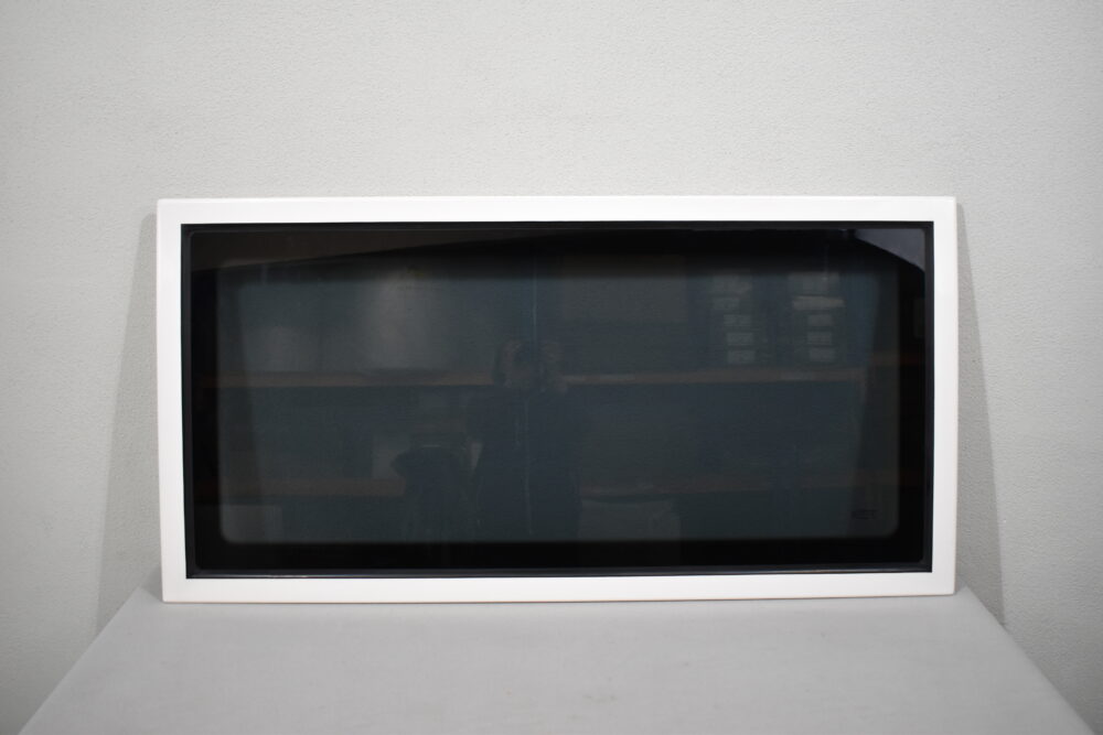Olimpia Festglasscheibe; 1210x580mm; weiß