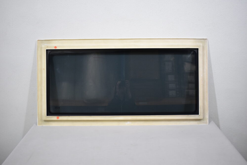 Olimpia Festglasscheibe; 1210x580mm; weiß
