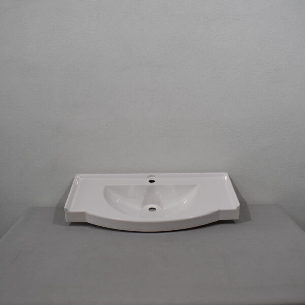 Wohnmobil Einbauwaschbecken; weiß