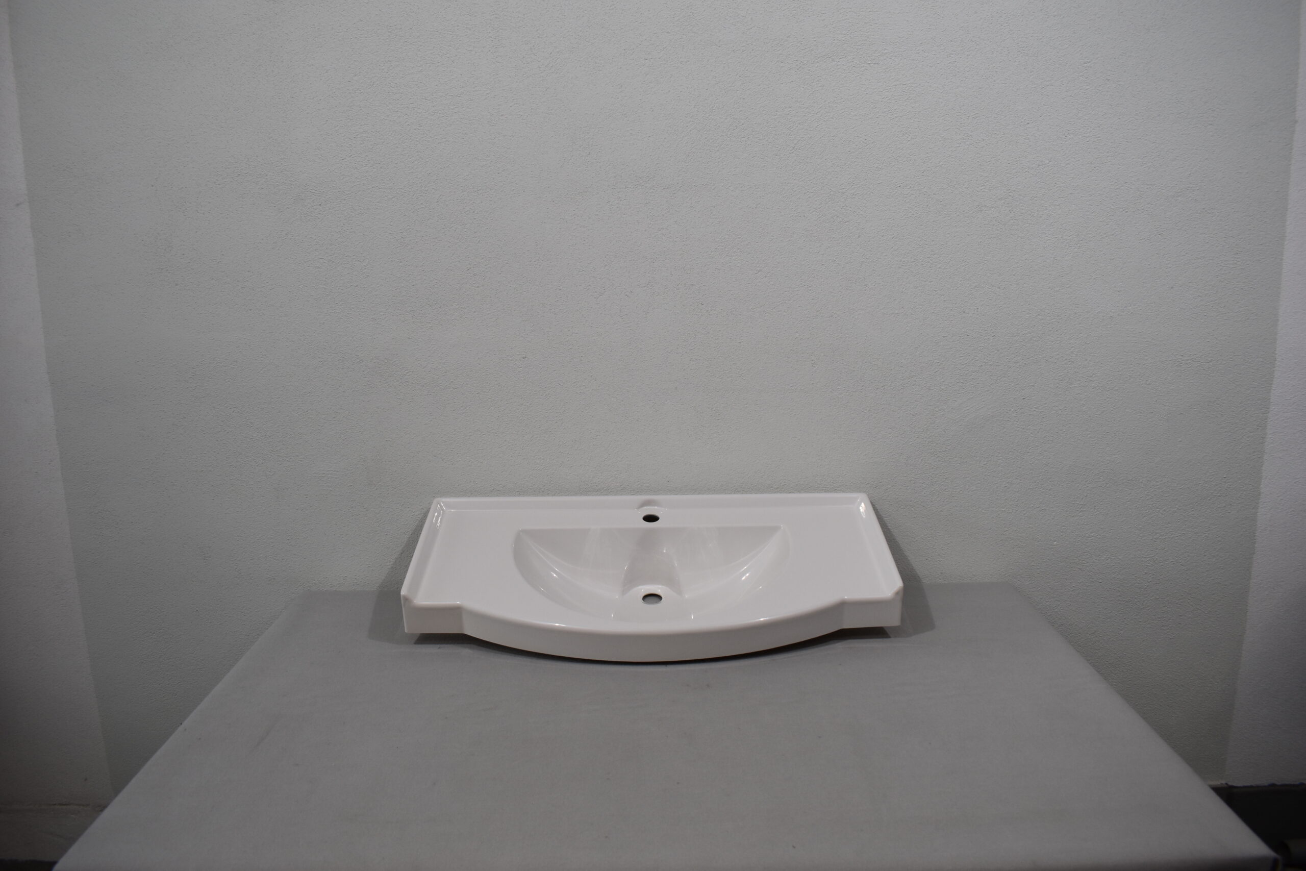 Wohnmobil Einbauwaschbecken; weiß