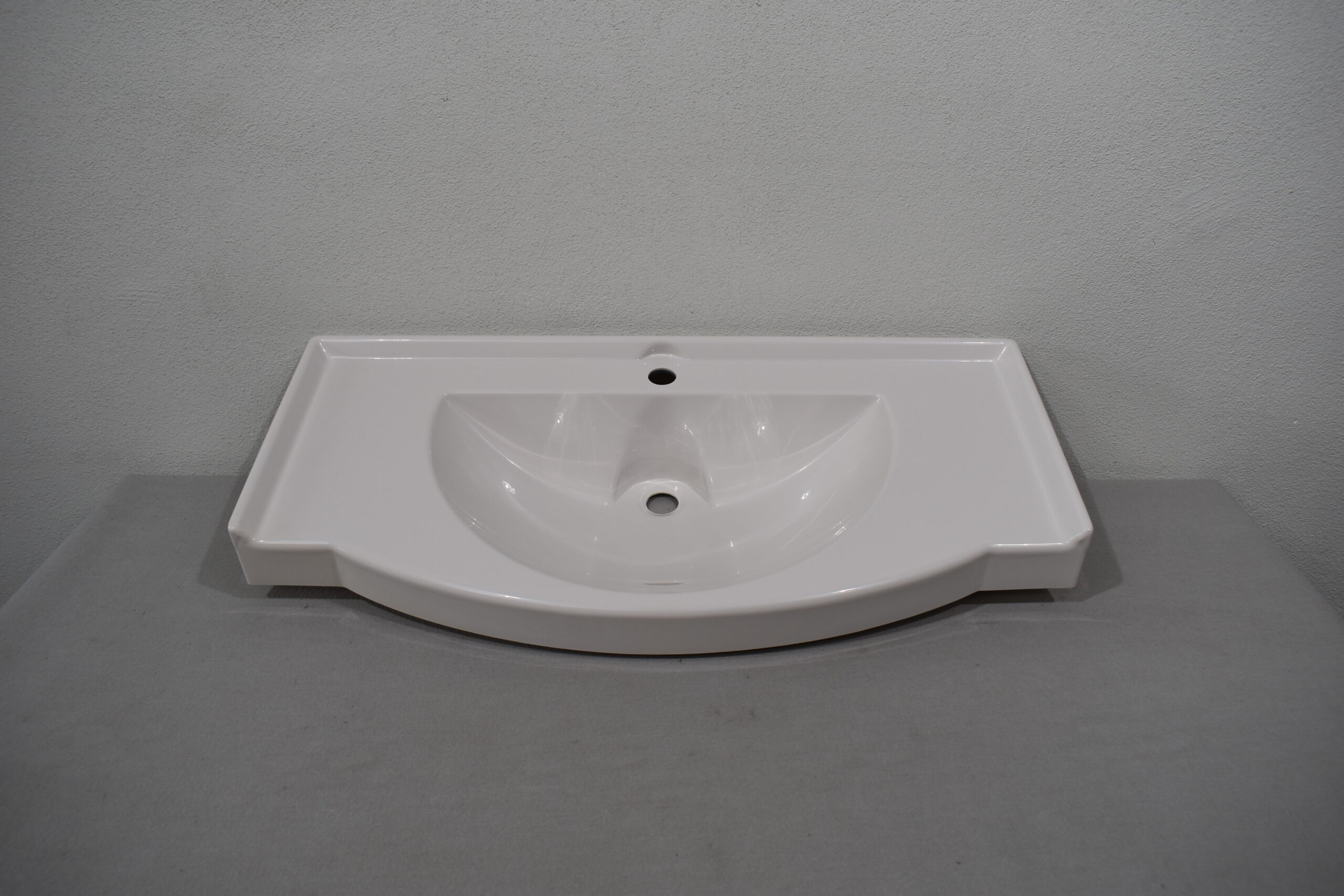 Wohnmobil Einbauwaschbecken; weiß