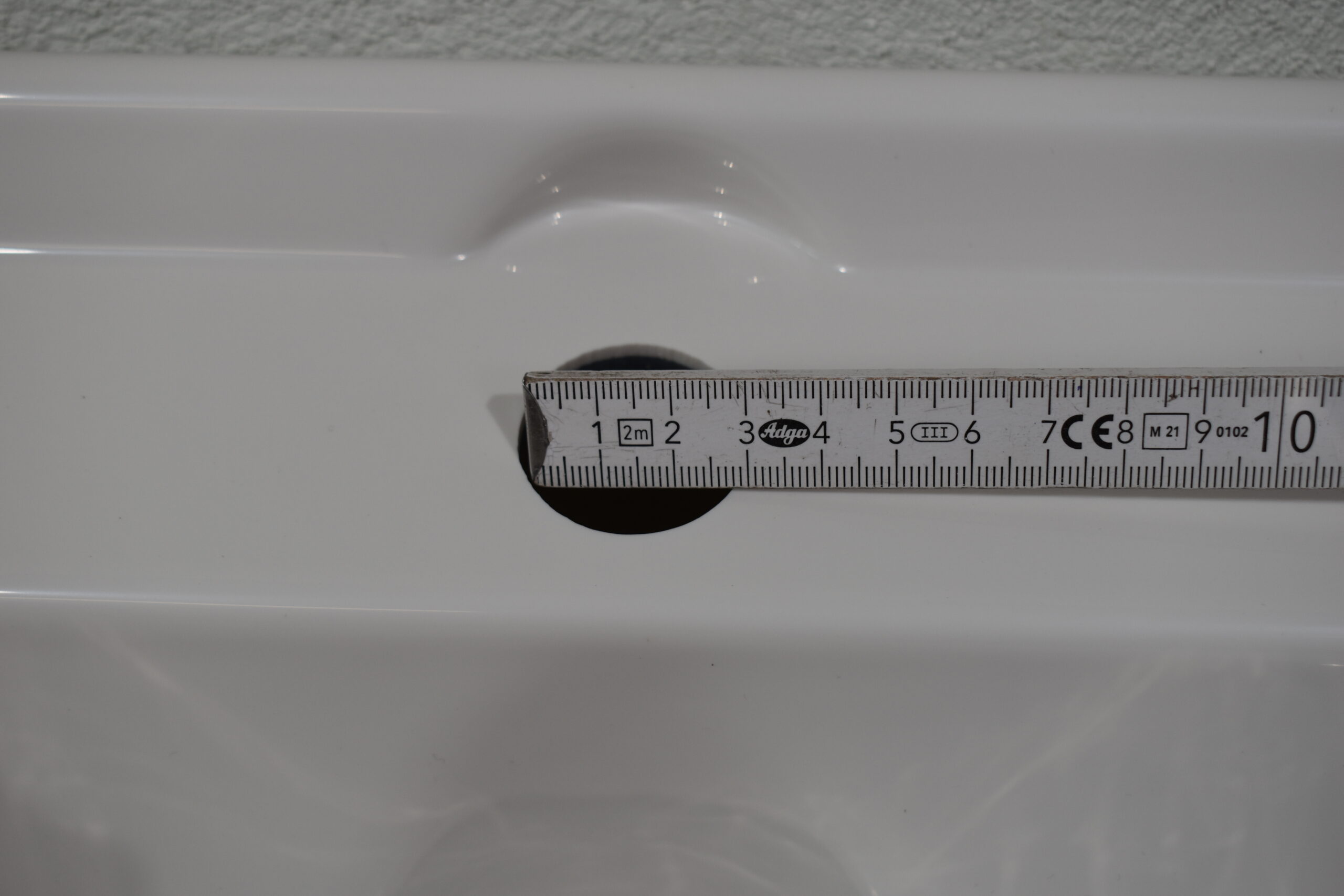 Wohnmobil Einbauwaschbecken; weiß