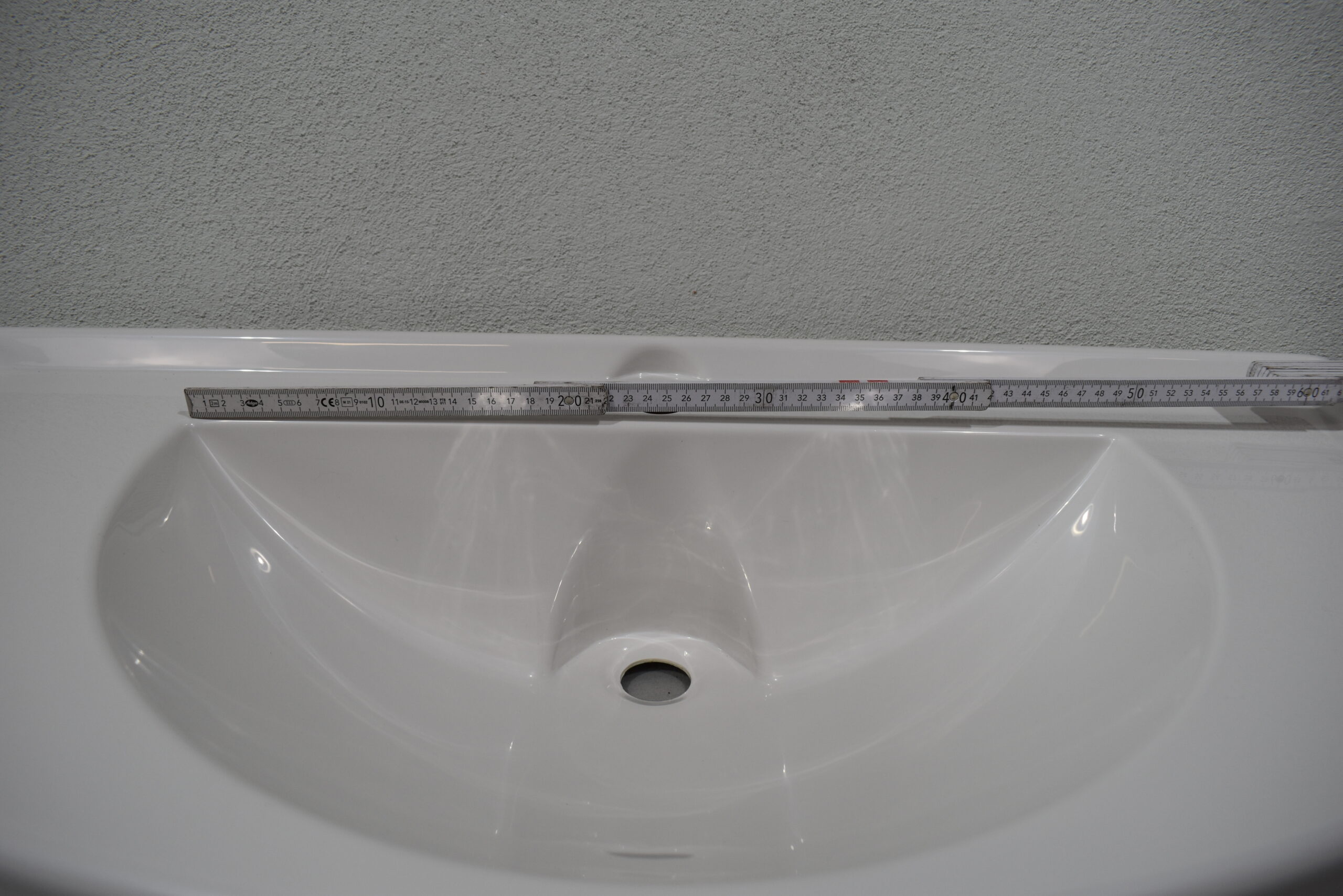 Wohnmobil Einbauwaschbecken; weiß