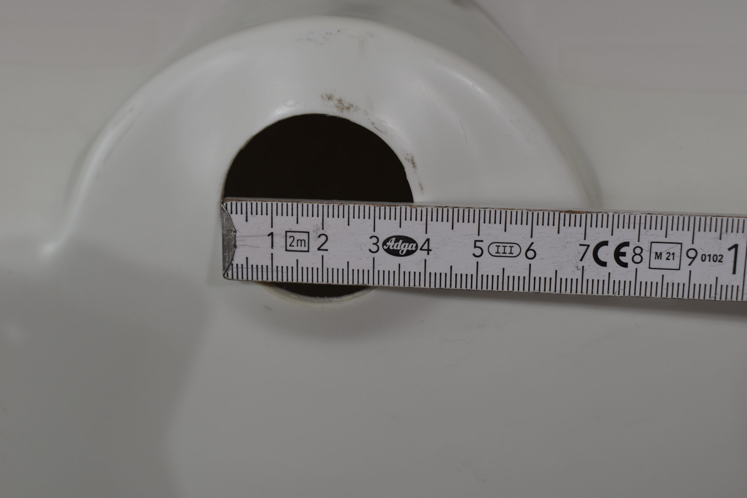 Wohnmobil Einbauwaschbecken; weiß