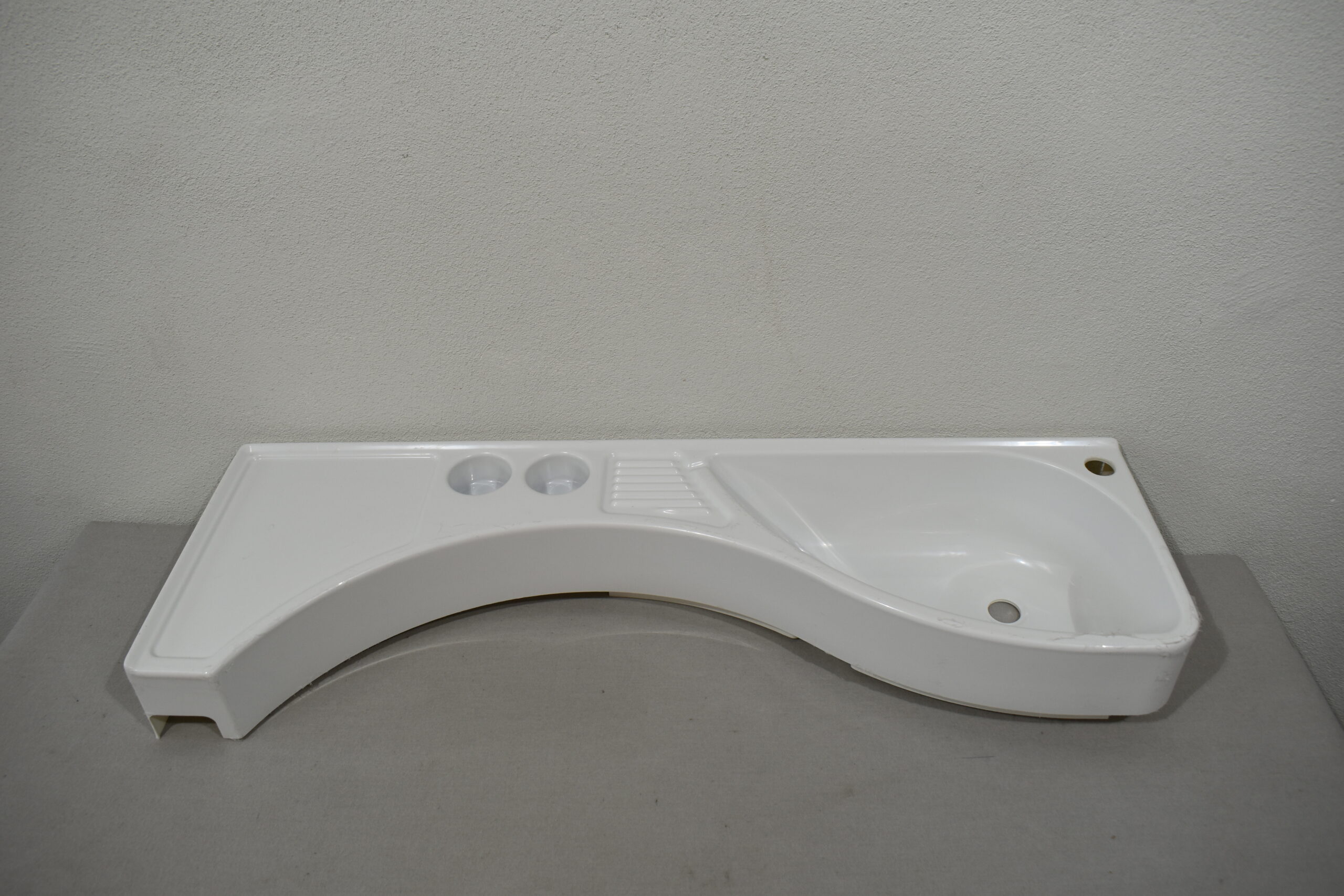 Einbauwaschbecken 985x325x105mm; weiß