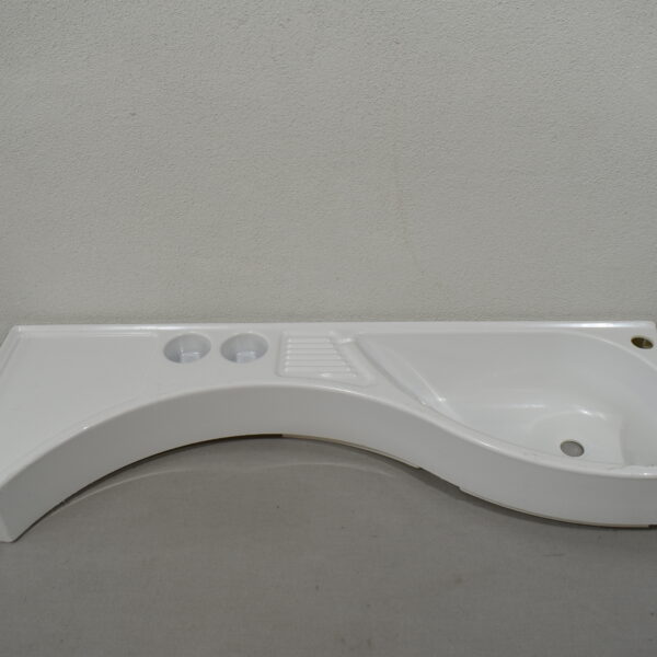 Einbauwaschbecken 985x325x105mm; weiß