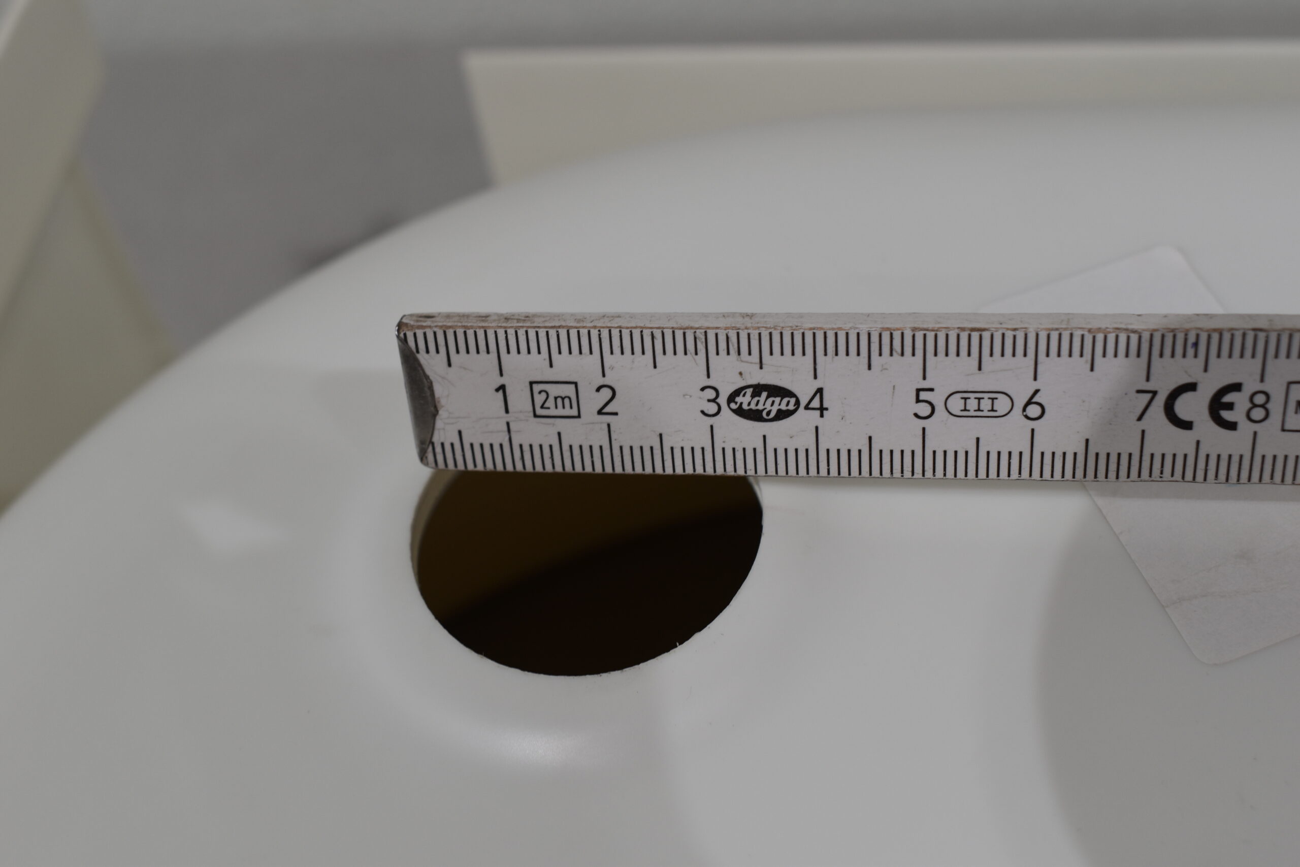 Einbauwaschbecken 985x325x105mm; weiß