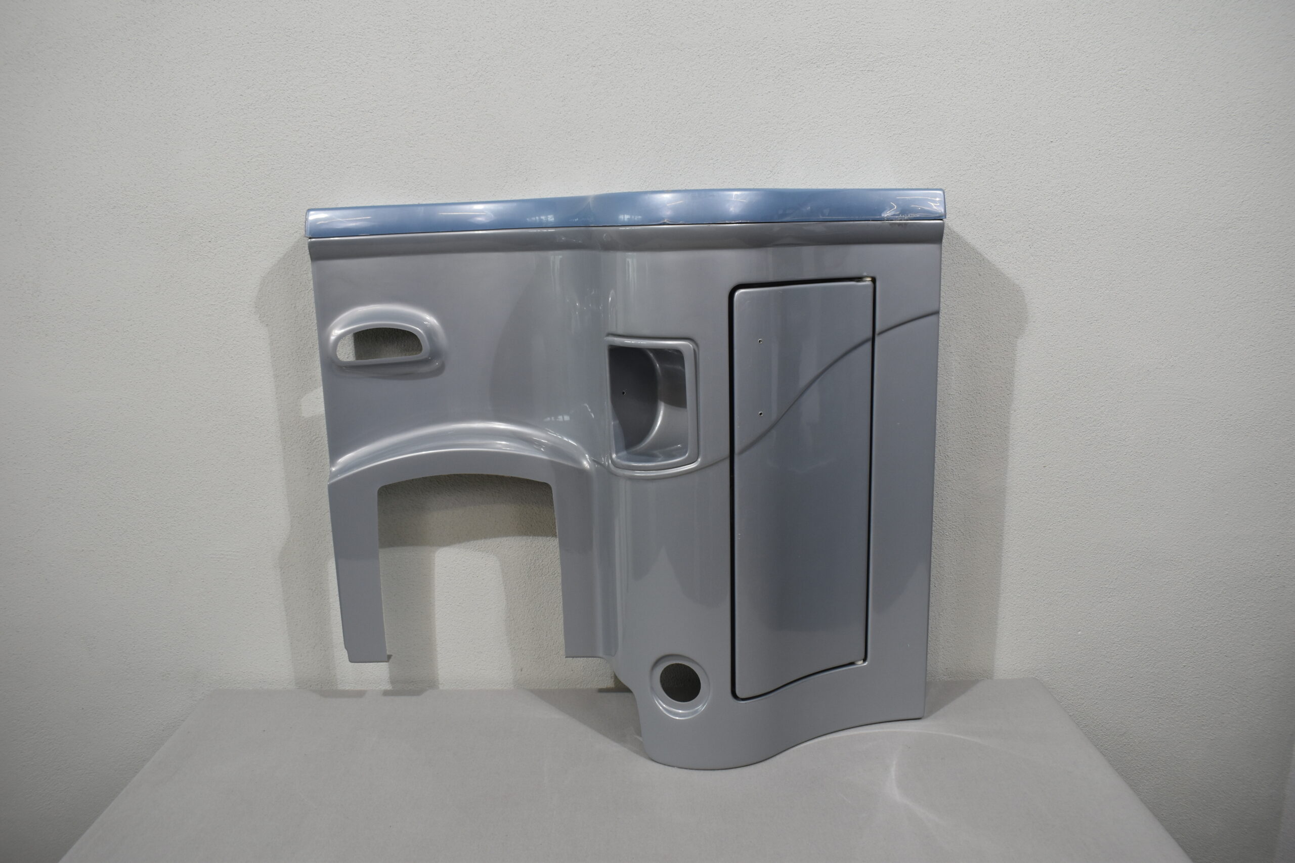 Galleno Plastica Waschtisch Waschbecken rechts; blau