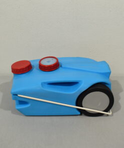 Frischwasser/Abwassertank mit Rollen; 22 Liter