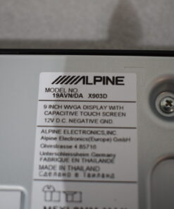 Alpine Navi X903D-DU für Fiat Ducato; Peugeot Boxer; Citroen Jumper