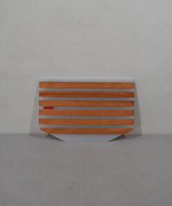 Klapptisch aus Plexiglas mit Holzstreben