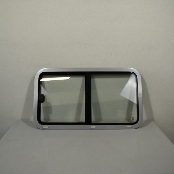 Niesmann und Bischoff Mekuwa Echtglas Schiebefenster 1000x550mm; grau