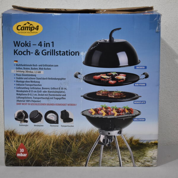 Camp 4 Woki-4 in 1 Koch-und Grillstation; 30mbar