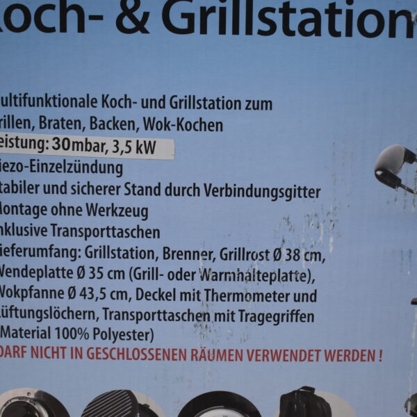 Camp 4 Woki-4 in 1 Koch-und Grillstation; 30mbar