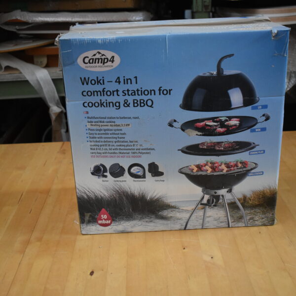 Camp 4 Woki-4 in 1 Koch-und Grillstation; 50mbar
