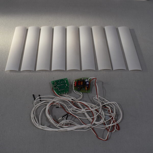 Innenrahmen für Heki Dachhaube 800x560mm; mit Beleuchtung